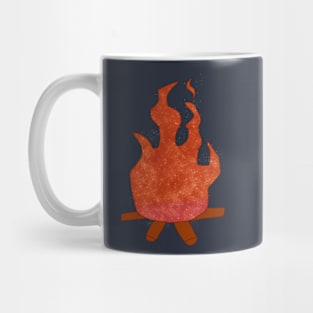 Red Starry Flame Mug